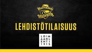 LEHDISTÖTILAISUUS, Hurrikaani-Loimaa - KyKy-Betset 3-1 21.12.2022