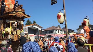 川越まつり2018　２日目　新富町二丁目の山車と天神囃子連のコラボレーション 00080