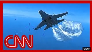 See moment Russian fighter jet confronts US drone