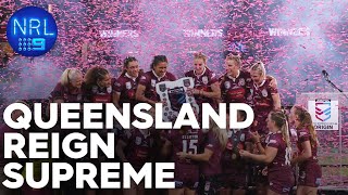 2023 Women's State of Origin Trophy Presentation | NRL on Nine