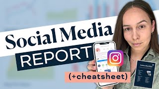 How To Create A Social Media Analytics Report (Cheatsheet Included!)