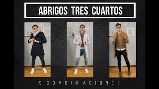 9 Outfits con 3 Abrigos Tres Cuartos | Una moda invernal indispensable