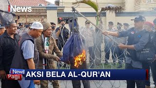 Aksi Bela Al-Qur'an di Medan Diwarnai Aksi Pembakaran Boneka Rasmus Paludan #iNewsPagi 04/02