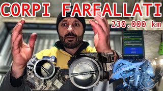 😇PULIZIA CORPI 🦋 FARLALLATI ED 🐝 INIETTORI ⚠️ BMW R1200 GS 🔥 230.000 KM