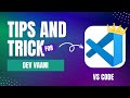 VS Code Tips & Tricks You MUST Know! 🚀 | Boost Your Coding Speed!