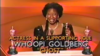 Whoopi Goldberg wins Best Supporting Actress for Ghost