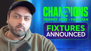 Champions TROPHY SCHEDULE OUT | India vs Pakistan on 23rd Feb, 2025