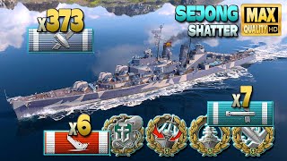 Cruiser Sejong: Action between the islands - World of Warships