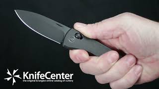 WE Knife Company Dutch Bushcraft Knives NightBlade Crossbar Lock Folding Knife