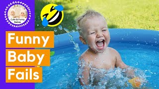 Funniest Babies Playing with Water | Funny Baby Fails | Try Not To Laugh | Funny Baby Video