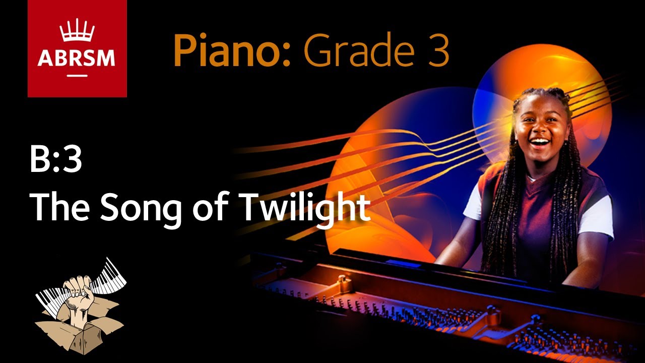 The Song Of Twilight / ABRSM Piano Grade 3 2023 & 2024, B:3 / Synthesia ...