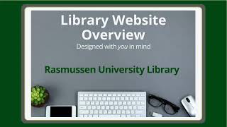 Library Website Overview