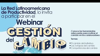 WEBINAR GESTIÓN DEL CAMBIO