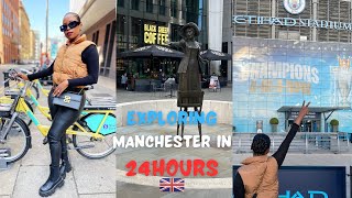 24 hours in MANCHESTER, England | UK Travel Vlog | things to see and where to eat