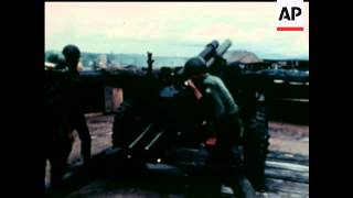 SOUTH VIETNAMESE ARTILLERY UNIT GUARDS CENTRAL HIGHLANDS REGION - COLOUR - SOUND