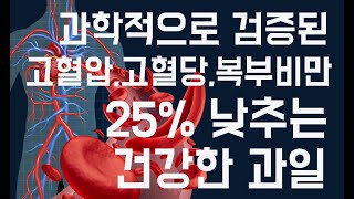 높은 혈압과 혈당에 도움이 되는 과일!