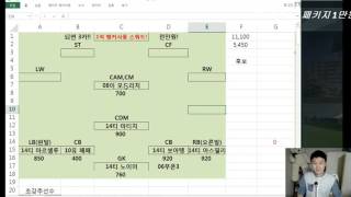 피파3  열이형!!  1억 대장 랭커쓰는 선수들  스쿼드 장인님                           피파온라인3/fifaonline3