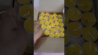 Coloured Wax Tea Light Candles🕯🎇 (Set of 100,unscented)