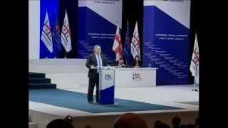 დავით უსუფაშვილმა ”თავისუფალი დემოკრატების” ყრილობის მონაწილეებს სიტყვით მიმართა