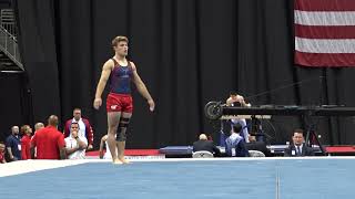 Ethan Boder –  Floor Exercise – 2019 U.S. Gymnastics Championships – Junior Men Day 1