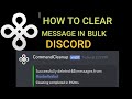 How to clear message in bulk |command cleanup bot discord