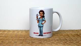 Taza Mejor Enfermera del Mundo - Regalo para Enfermera