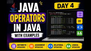 Operators in Java Explained with Examples | Java Tutorial for Beginners | Day 4