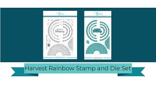 Trinity Stamps Product Close up: Harvest Rainbow Stamps and Dies