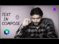 Text in Compose || Jetpack compose basics