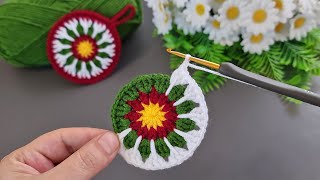 Wow!.. 🤩 Amazing.. Mini Christmas wreat ı crochet 🎄 Christmas wreath ornaments