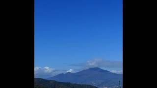 山と空、風景タイムラプス 11月2日