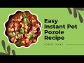 Easy Instant Pot Pozole Recipe