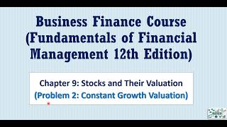 Chapter 9: Problem 2 (Fundamentals of Financial Management 12th Edition)