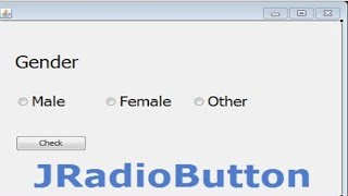 Java Programming Tutorial - 66 - JRadioButton Final Program