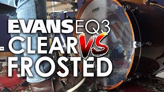 Evans EQ3 Kick Batter Heads: Clear Vs. Frosted | Drum Dog