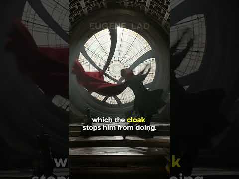 What did Dr Strange mean when he pointed his finger?