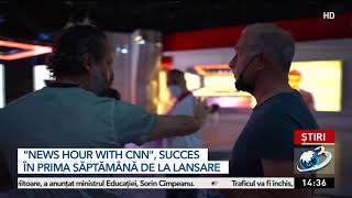 ”News hour with CNN”, succes în prima săptămână de la lansare