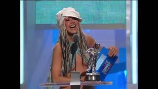 Christina Aguilera presents Eminem MTV VMAs 2002 720p