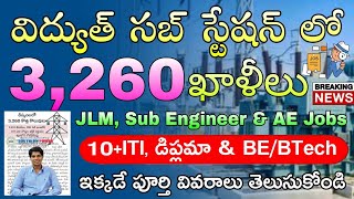 TGSPDCL Jobs :  10th అర్హతతో విద్యుత్ శాఖలో 3260 ఉద్యోగుల భర్తీ | Govt Jobs Free Jobs Latest Jobs