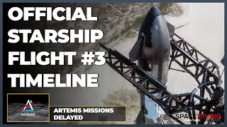 SpaceX Reveals Official Starship Flight 3 TImeline | Artemis Missions Delayed | New Glenn Updates