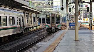 JR仙山線E721系電車山形行き2024.1.10仙台駅