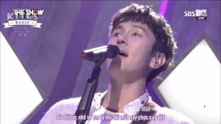 [6MenST][Kara+Vietsub] 151027 The Show - PIECE + I'M FINE + 1ST WIN - Kim Dongwan