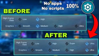 How to Get ULTRA REFRESH RATE Settings in Mobile Legends