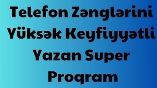 Zəngləri Yazan Super Proqram | Zəng rekorderi | Call Recorder