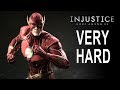 Injustice Gods Among Us - The Flash Classic Battles (VERY HARD) NO MATCHES LOST