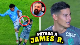 ASI REACCIONA PRENSA MEXICANA a PATADA y PARTIDO de JAMES RODRIGUEZ PACHUCA vs LEON