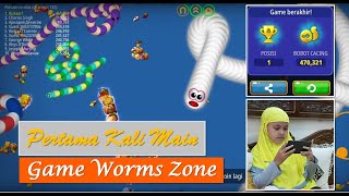 Pertama Kali Anak Main Game Worm Zone Langsung Peringkat 1
