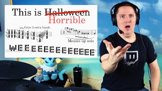 This Is Halloween Except It's Terrifyingly Horrible On Drums!