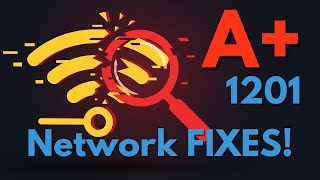 CompTIA A+ 1201: Network Troubleshooting Rapid Review!