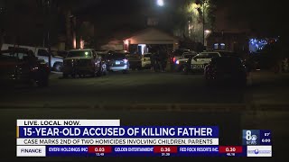 Teen accused of shooting father during argument in northwest Las Vegas valley